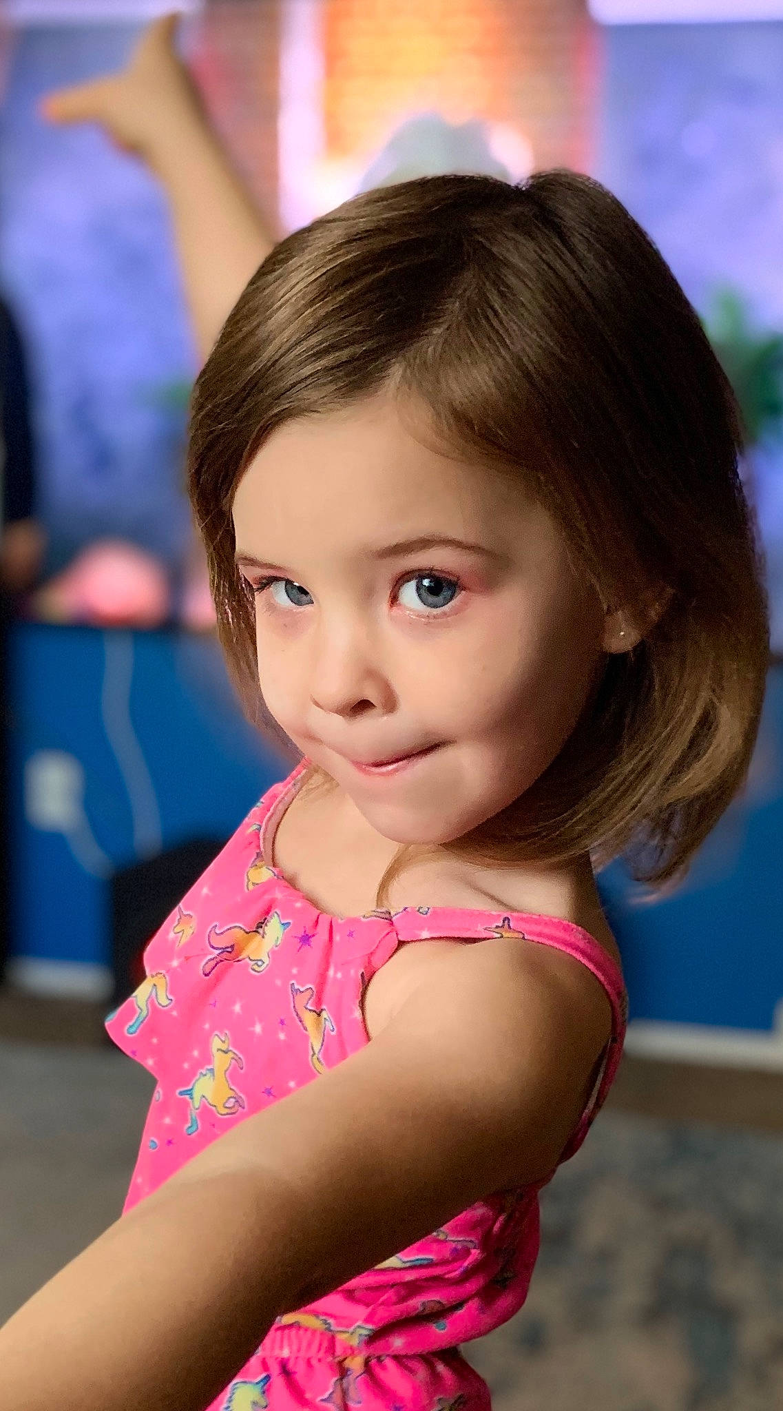 Magnolia is registered to the contest to win money with this photo: beauty, black_hair, cheek, child, eyelash, flash_photography, fun, hairstyle, happy, iris, leisure, lip, long_hair, magenta, nose, person, pink, skin, smile, summer