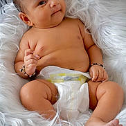 Ira joined the competition — help win amazing prizes! baby, infant, diaper, bracelet, smile, skin, cute, fluffy_blanket, relaxing, chubby, child, portrait, human, fingertips, toes, soft_texture, comfort, happy, naked_torso, newborn