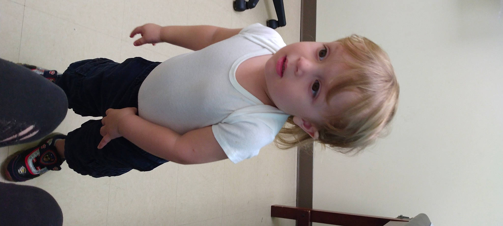 Wyatt joined the competition — help win amazing prizes! abdomen, arm, baby, baby_toddler_clothing, chest, dress, elbow, gesture, glasses, happy, joint, knee, leg, neck, person, sleeve, stomach, thigh, toddler, trunk