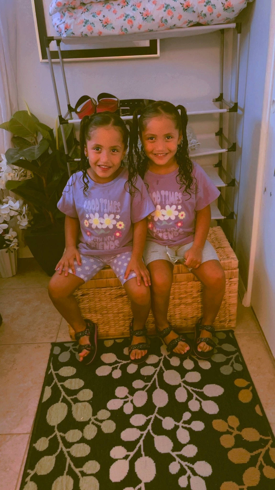 Julianny joined the competition — help win amazing prizes! baby_toddler_clothing, beauty, child, eye, floor, flooring, fun, happy, houseplant, human_leg, joint, joy, knee, leg, mammal, person, plant, shorts, smile, standing