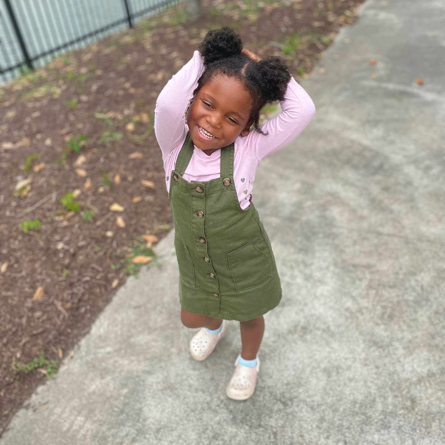 Amiya joined the competition — help win amazing prizes! blackhair, child, clothing, curlyhair, face, female, footwear, girl, hair, happy, head, outdoors, person, photography, portrait, sandal, shoe, sleeve, smile, standing