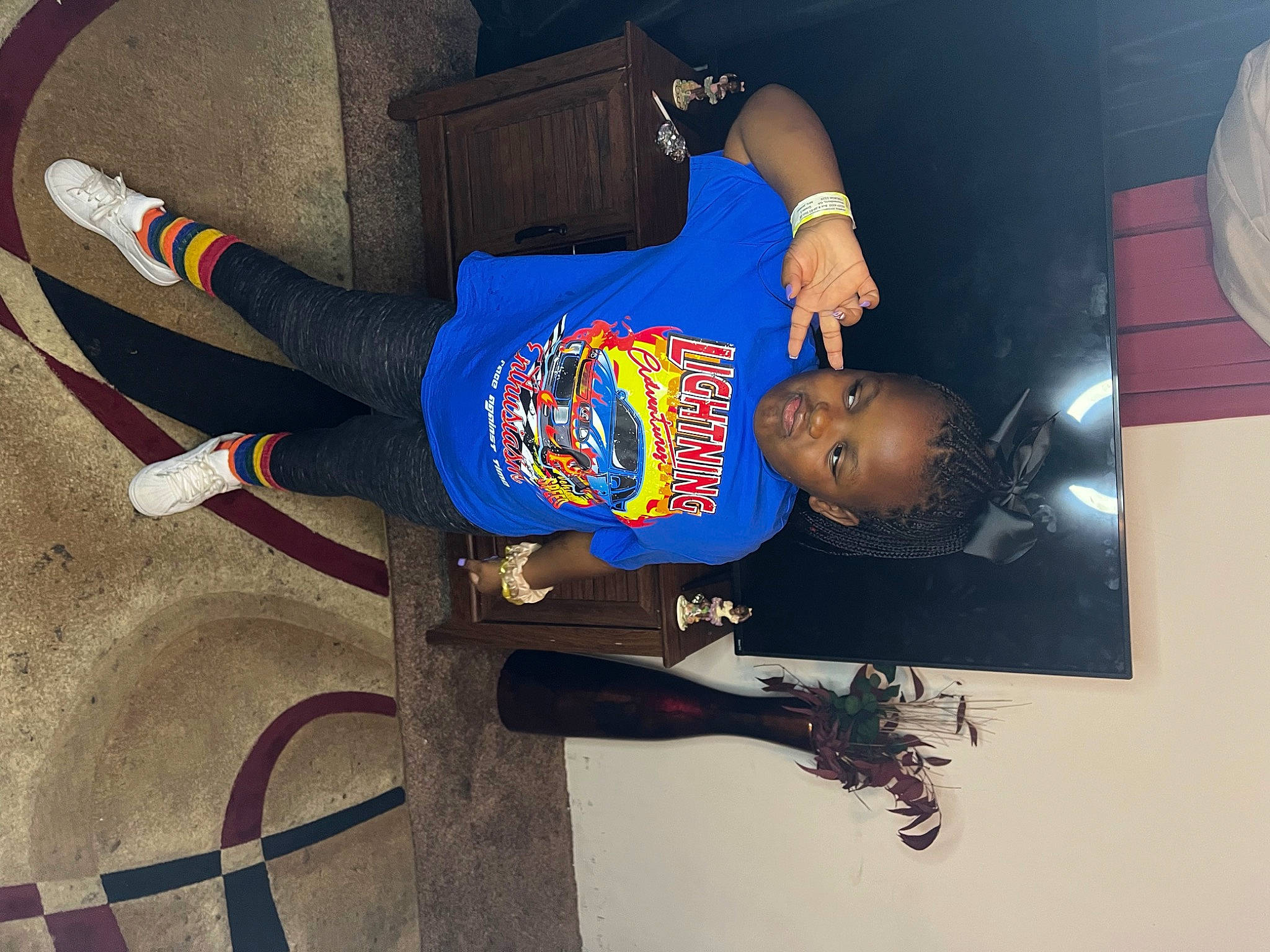 Jewels joined the competition — help win amazing prizes! arm, concrete, elbow, electric_blue, fun, knee, leg, person, sleeve, sportswear, t_shirt, thigh, walking_shoe