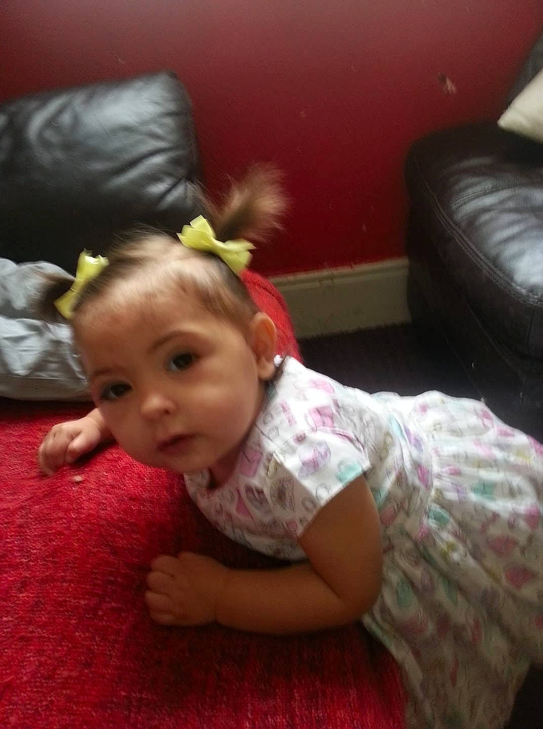 Paisley-jo joined the competition — help win amazing prizes! cheek, child, day, ear, eye, face, finger, fun, girl, hair, hand, head, human_hair_color, infant, mouth, nose, organ, person, product, skin