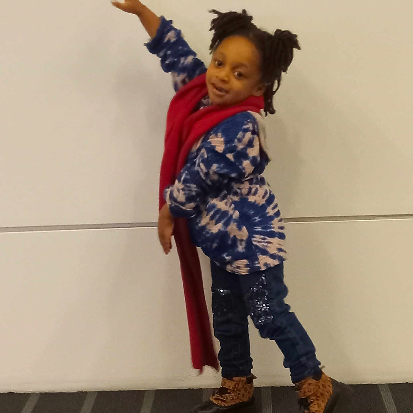 Yasmine joined the competition — help win amazing prizes! bodypart, cape, child, clothing, coat, face, female, finger, footwear, formalwear, girl, hand, head, longsleeve, pants, person, photography, portrait, shoe, sleeve