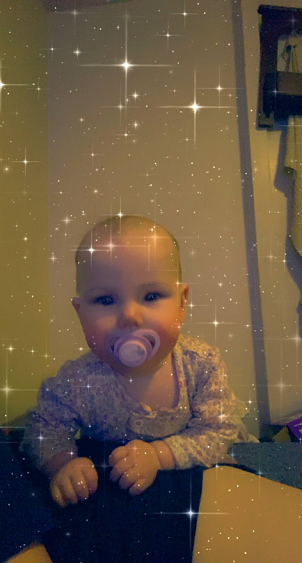 Alita is registered to the contest to win money with this photo: art, baby, beard, cheek, child, event, eyewear, facial_hair, fun, glass, hairstyle, happy, person, personal_protective_equipment, room, sitting, space, toddler, transparent_material