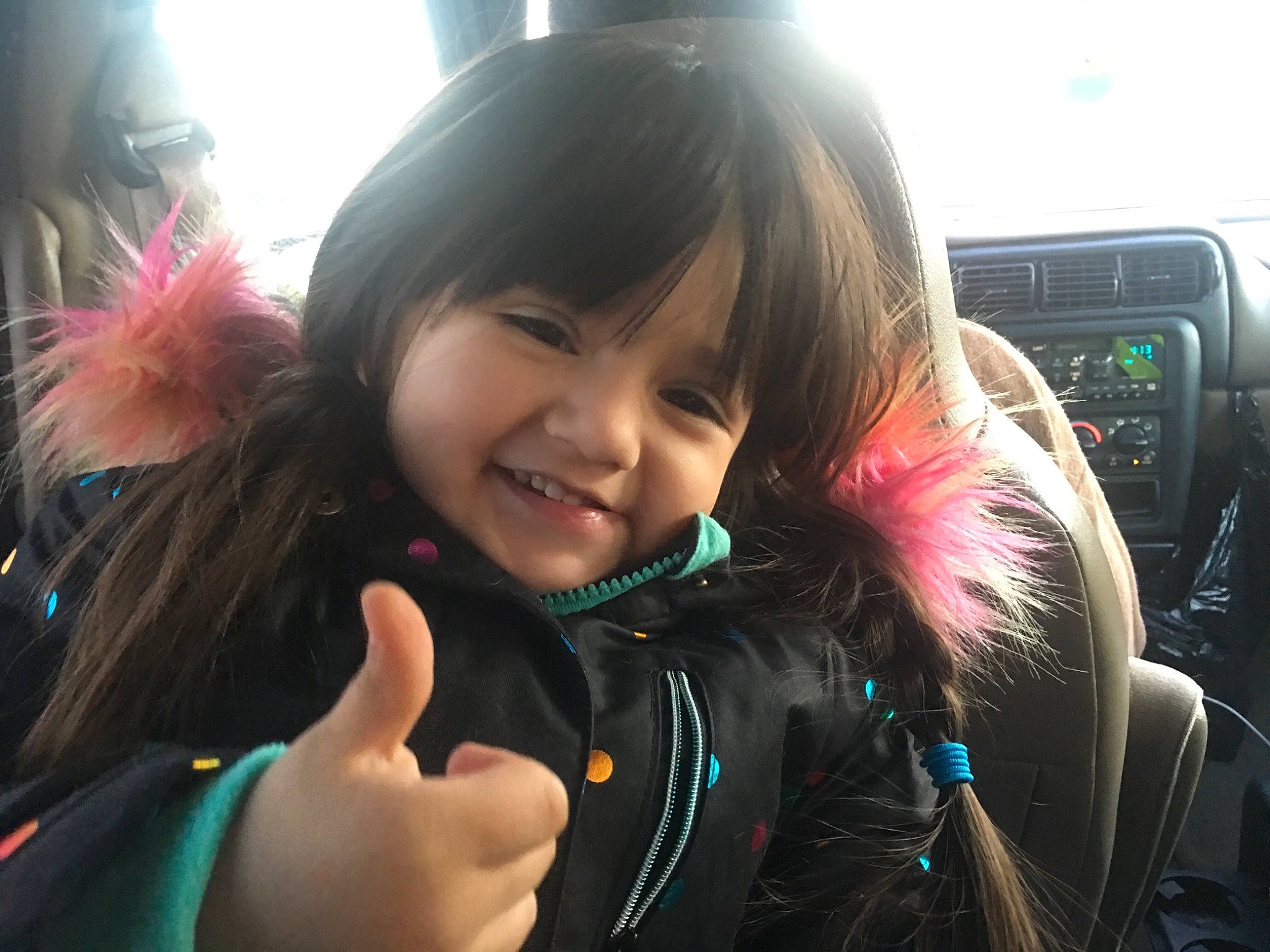 Kaylynn joined the competition — help win amazing prizes! beauty, black_hair, cool, eye, face, facial_expression, finger, fun, hair, hairstyle, happy, joy, lip, long_hair, mouth, nose, person, photography, pink, selfie