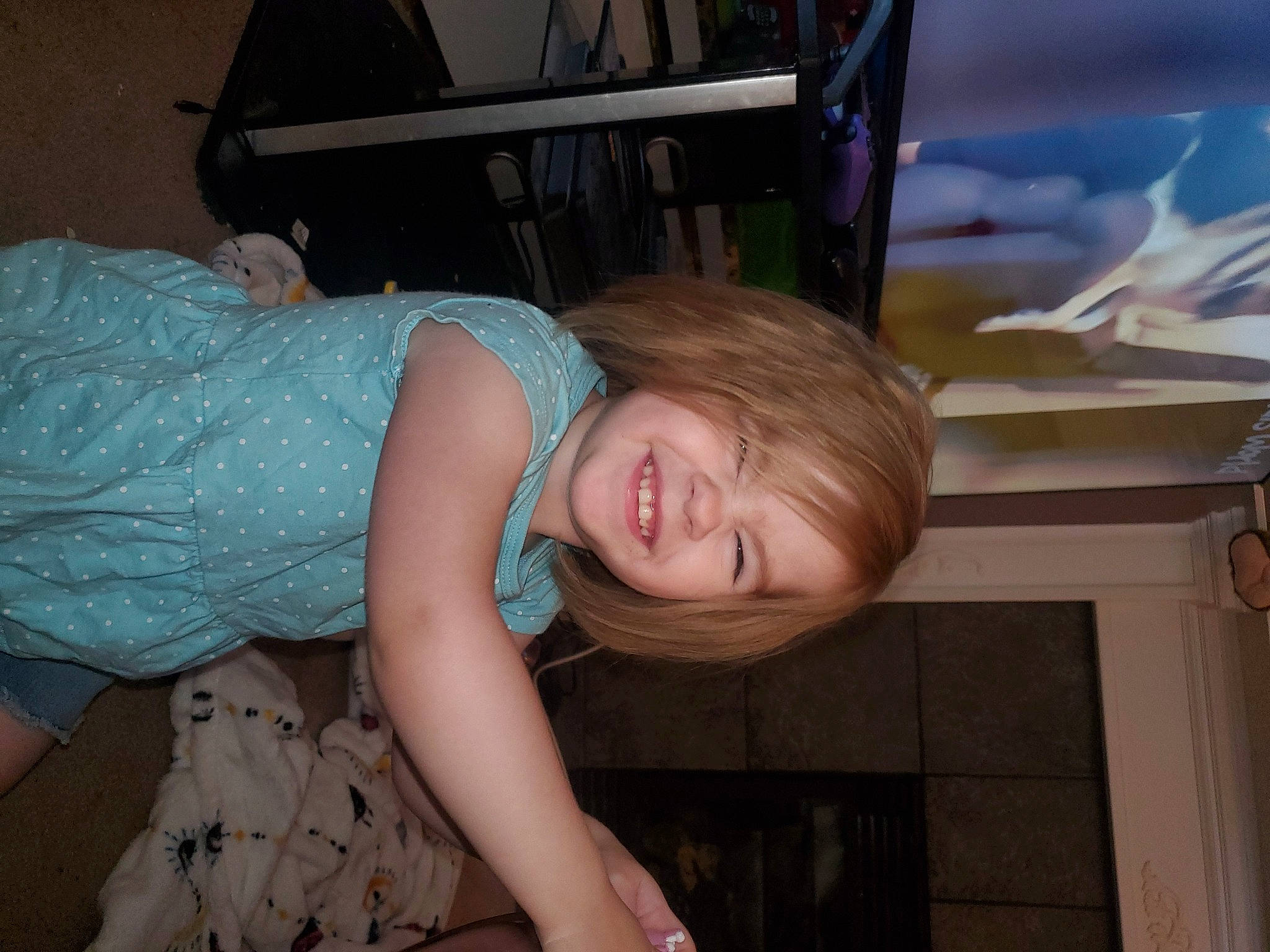 Hylia joined the competition — help win amazing prizes! baby_toddler_clothing, cheek, child, comfort, elbow, fun, hairstyle, happy, human_leg, joy, pattern, person, room, sitting, smile, thigh, toddler, vacation, wood