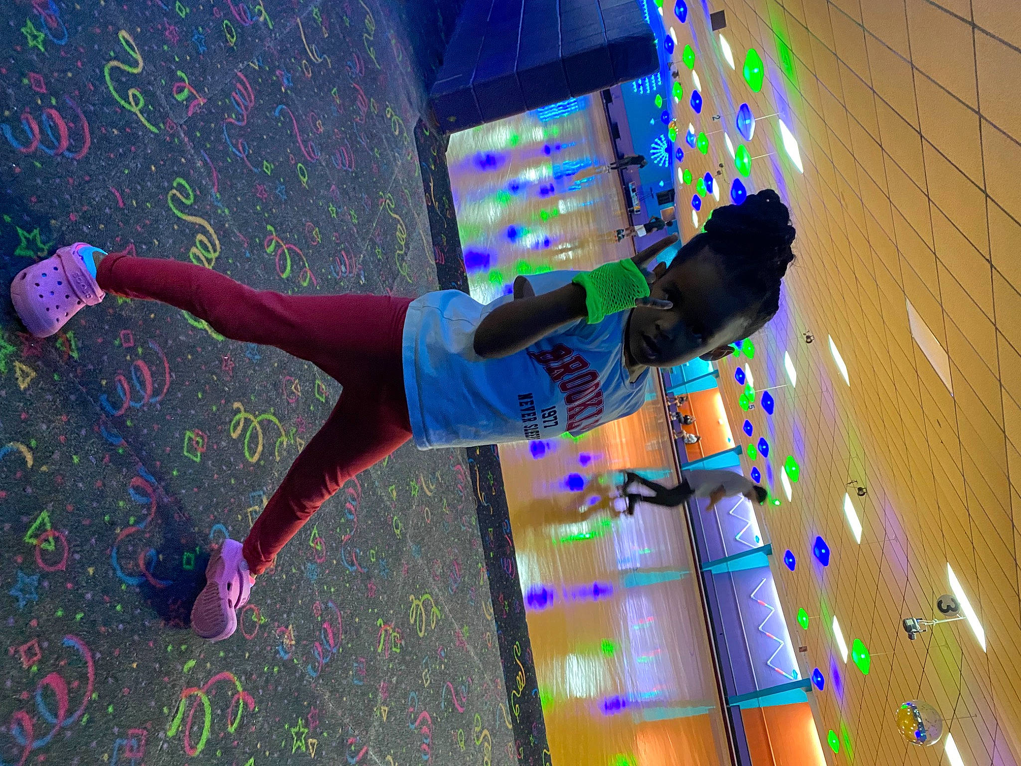 Jayla joined the competition — help win amazing prizes! electric_blue, entertainment, event, fun, human_leg, magenta, music, neon, night, pattern, performance, performing_arts, person, pink, public_event, purple, recreation, space, thigh, violet