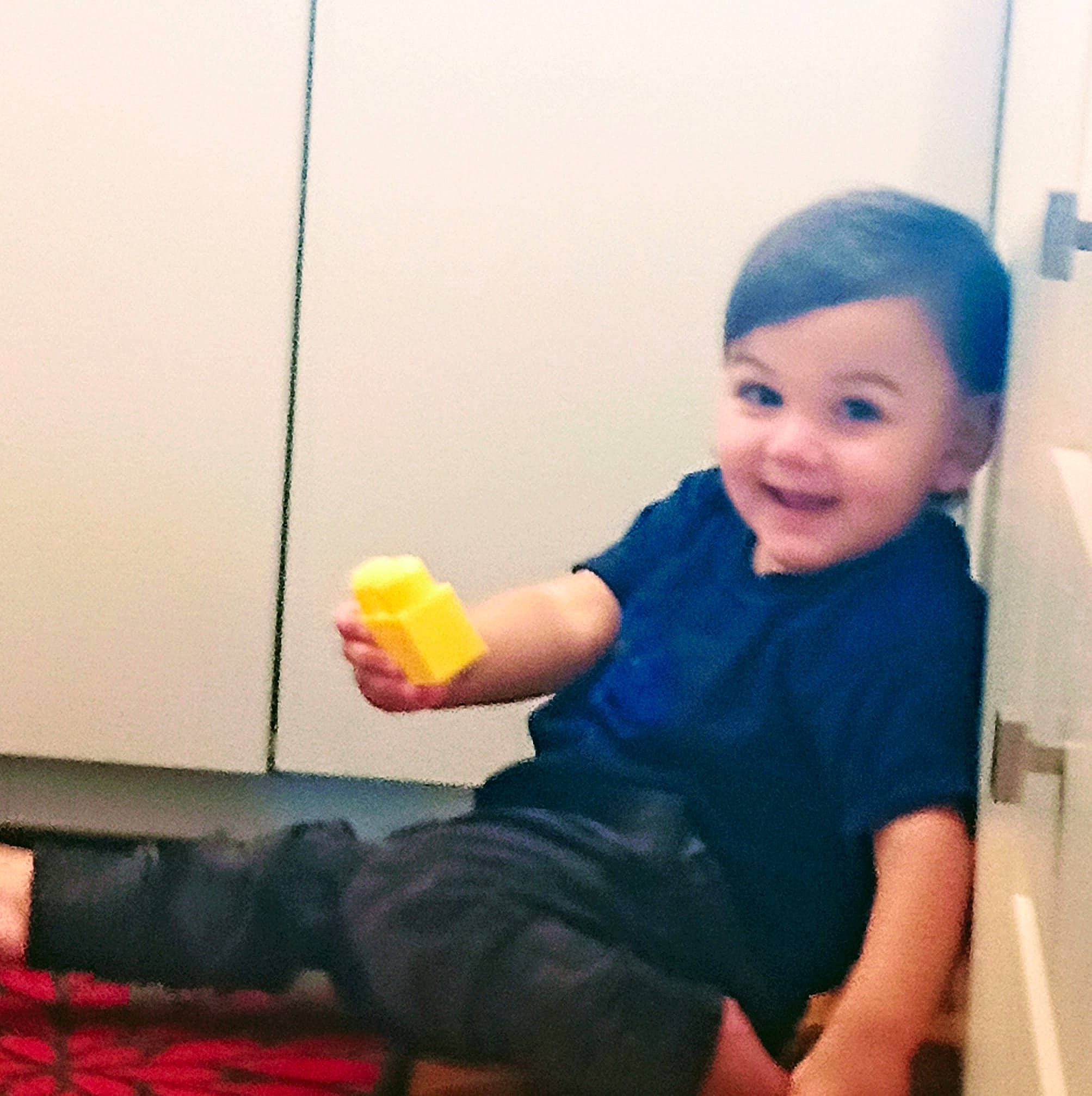 Taj joined the competition — help win amazing prizes! baby, baby_grabbing_for_something, baby_laughing, baby_products, baby_toddler_clothing, baby_toys, child, elbow, finger, foot, joint, joy, person, plastic, play, standing, stuffed_toy, thumb, toddler, toe