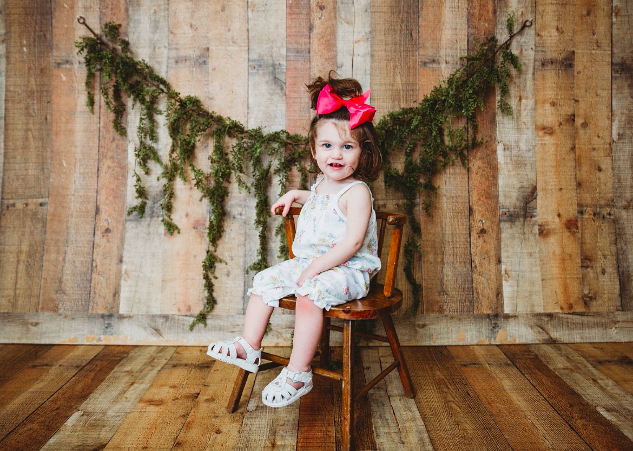 Esmae joined the competition — help win amazing prizes! child, dress, fashion_design, flash_photography, flooring, grass, happy, hardwood, hat, headpiece, human_leg, joy, leg, magenta, pattern, person, plant, sandal, sitting, street_fashion
