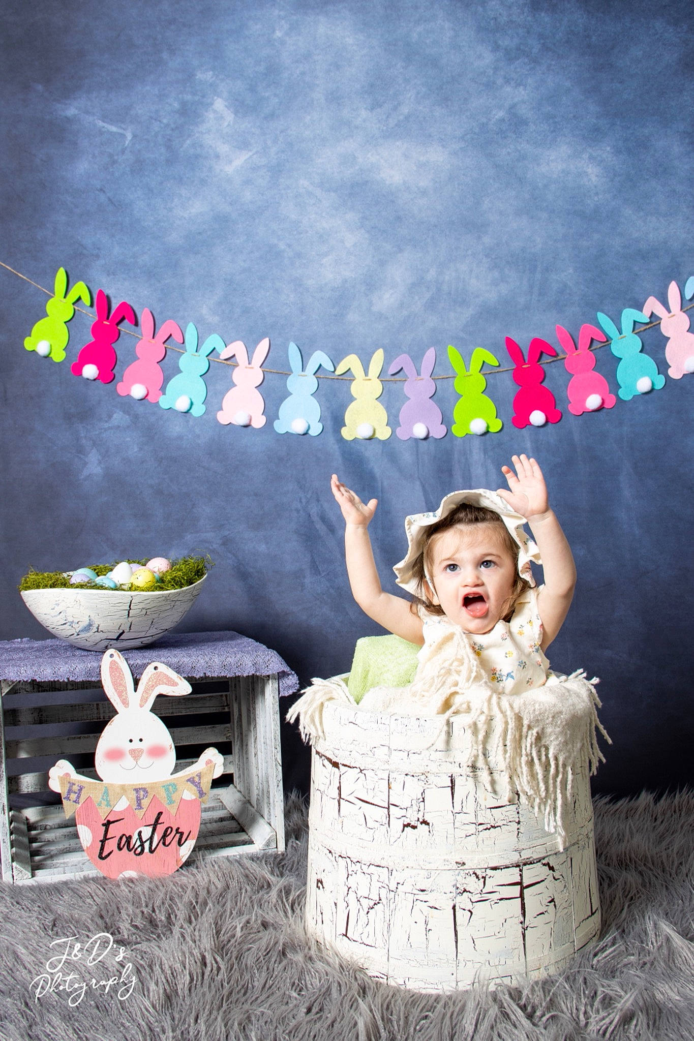 Esmae joined the competition — help win amazing prizes! advertising, child, event, flash_photography, font, fun, grass, happy, hat, lighting, morning, people, people_in_nature, person, pink, purple, room, sitting, snapshot, surprise