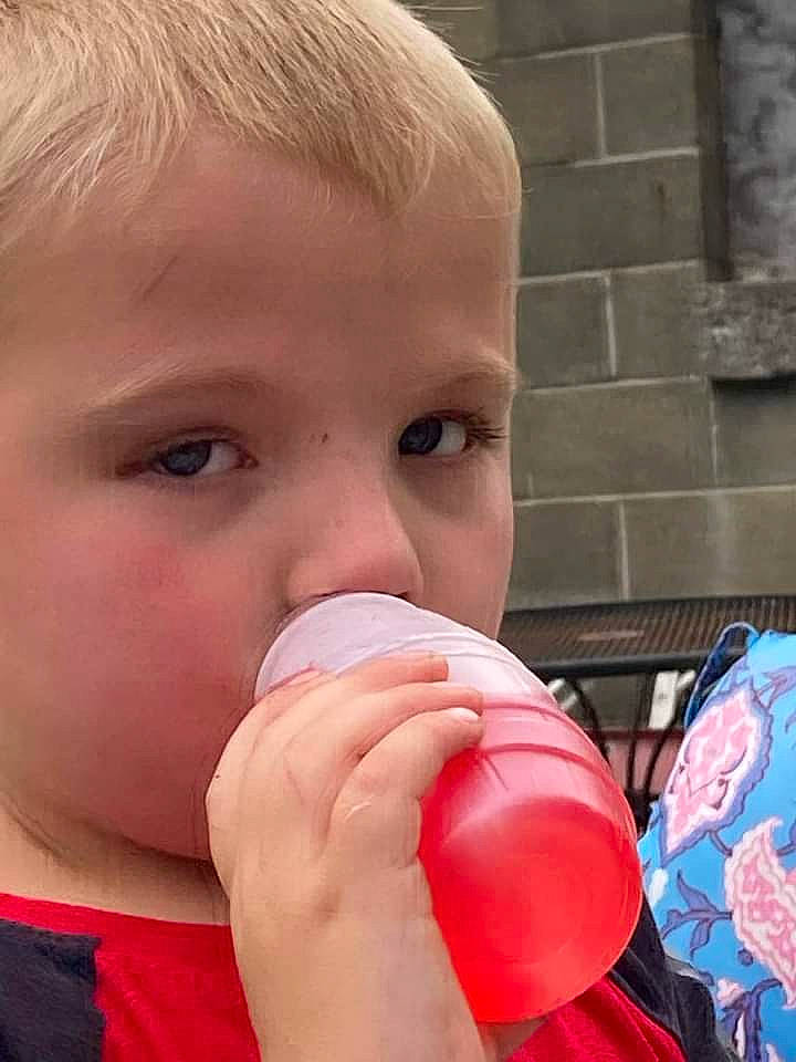 Jonathan joined the competition — help win amazing prizes! baby_toddler_clothing, cheek, child, chin, drinking, eyelash, finger, fun, gesture, happy, ice_pop, lip, nail, nose, organ, person, pink, sweetness, thumb, toddler