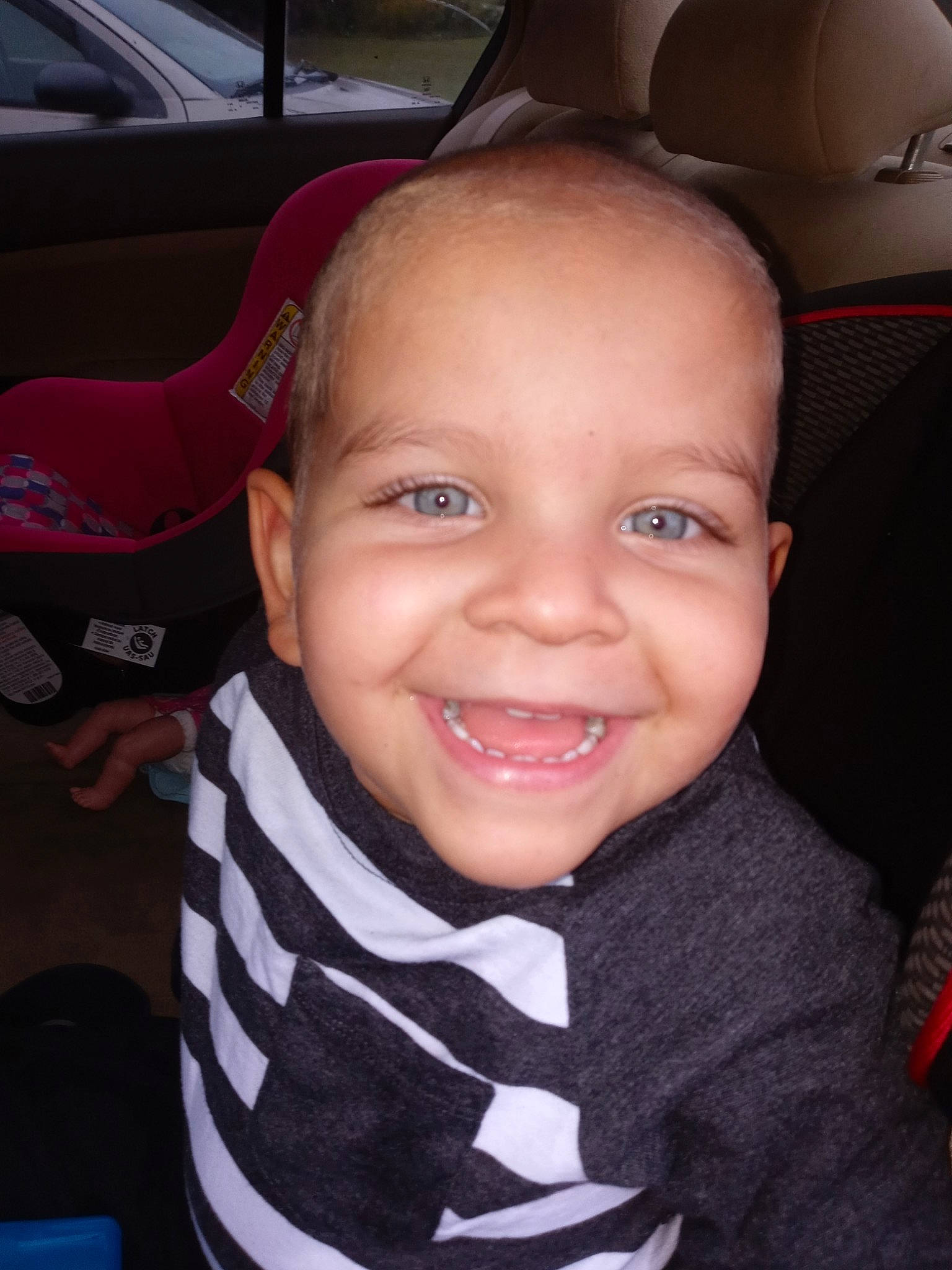 Elijah joined the competition — help win amazing prizes! baby, cheek, child, chin, cool, eye, eyebrow, face, facial_expression, forehead, fun, head, joy, laugh, lip, nose, organ, person, skin, smile