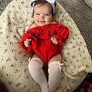 Willow joined the competition — help win amazing prizes! baby, blanket, clothing, coat, costume, couch, cushion, face, furniture, happy, hat, head, homedecor, hosiery, jacket, person, photography, portrait, smile, sock