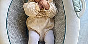Willow joined the competition — help win amazing prizes! animal, baby, canine, clothing, crib, face, furniture, head, hosiery, infantbed, person, pet, sock