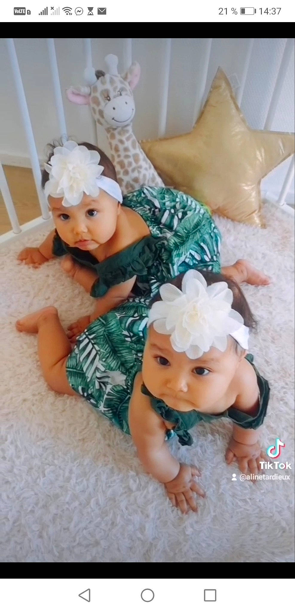 Jayleen a rejoint le concours — aidez-le/la à gagner de superbes lots ! aqua, arm, baby_toddler_clothing, child, doll, headband, headgear, headpiece, headwear, jewellery, leg, pattern, person, pink, purple, skin, textile, thigh, toddler, toy