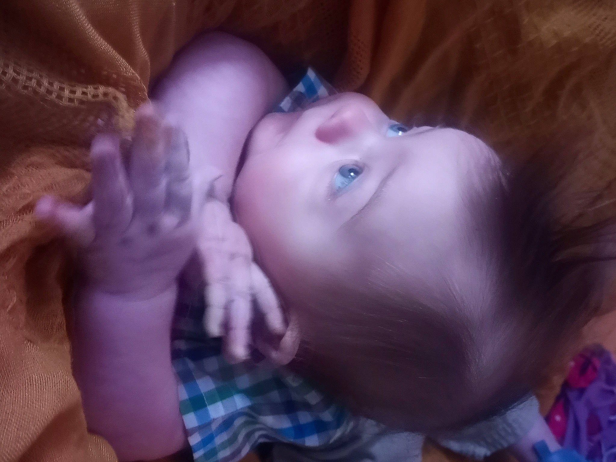 Jace joined the competition — help win amazing prizes! arm, baby, cheek, comfort, ear, eye, eyelash, finger, gesture, hand, human_body, iris, lip, mouth, neck, nose, person, purple, skin, textile