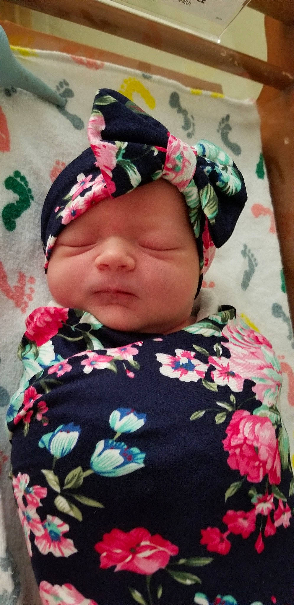 Harper Rae joined the competition — help win amazing prizes! baby, cheek, child, fashion_accessory, hair_accessory, headband, headgear, person, pink, textile, toddler