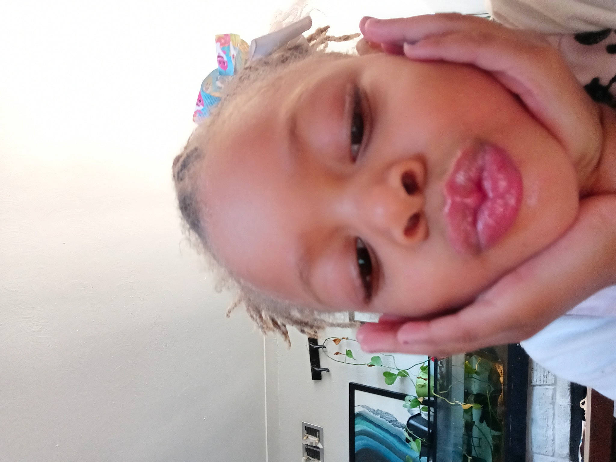 Mecca joined the competition — help win amazing prizes! baby, blond, cheek, child, ear, eyelash, facial_expression, fun, happy, hat, iris, jaw, lip, mouth, neck, nose, person, pink, skin, smile