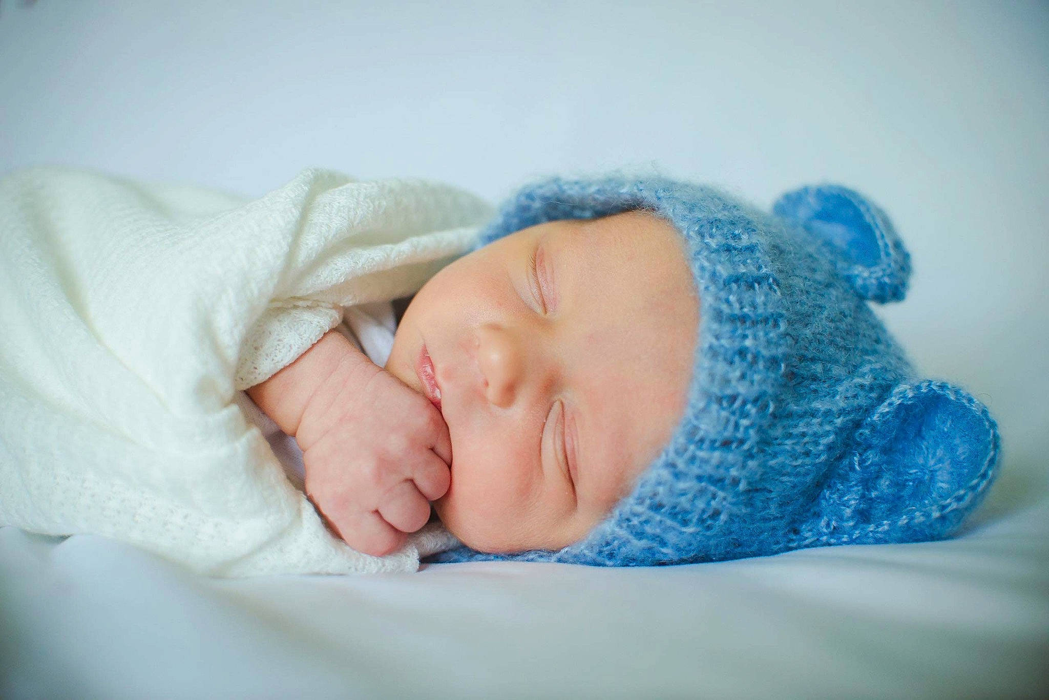 Mason joined the competition — help win amazing prizes! baby, baby_products, baby_sleeping, baby_toddler_clothing, beanie, bedtime, cap, child, comfort, electric_blue, fur, hat, headwear, knit_cap, linens, nap, person, portrait_photography, sleep, toddler