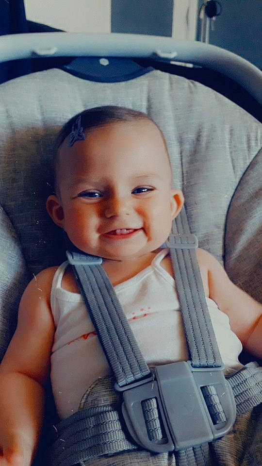 Cataliya a rejoint le concours — aidez-le/la à gagner de superbes lots ! baby, baby_in_car_seat, baby_products, cheek, child, face, head, person, product, skin, smile, toddler