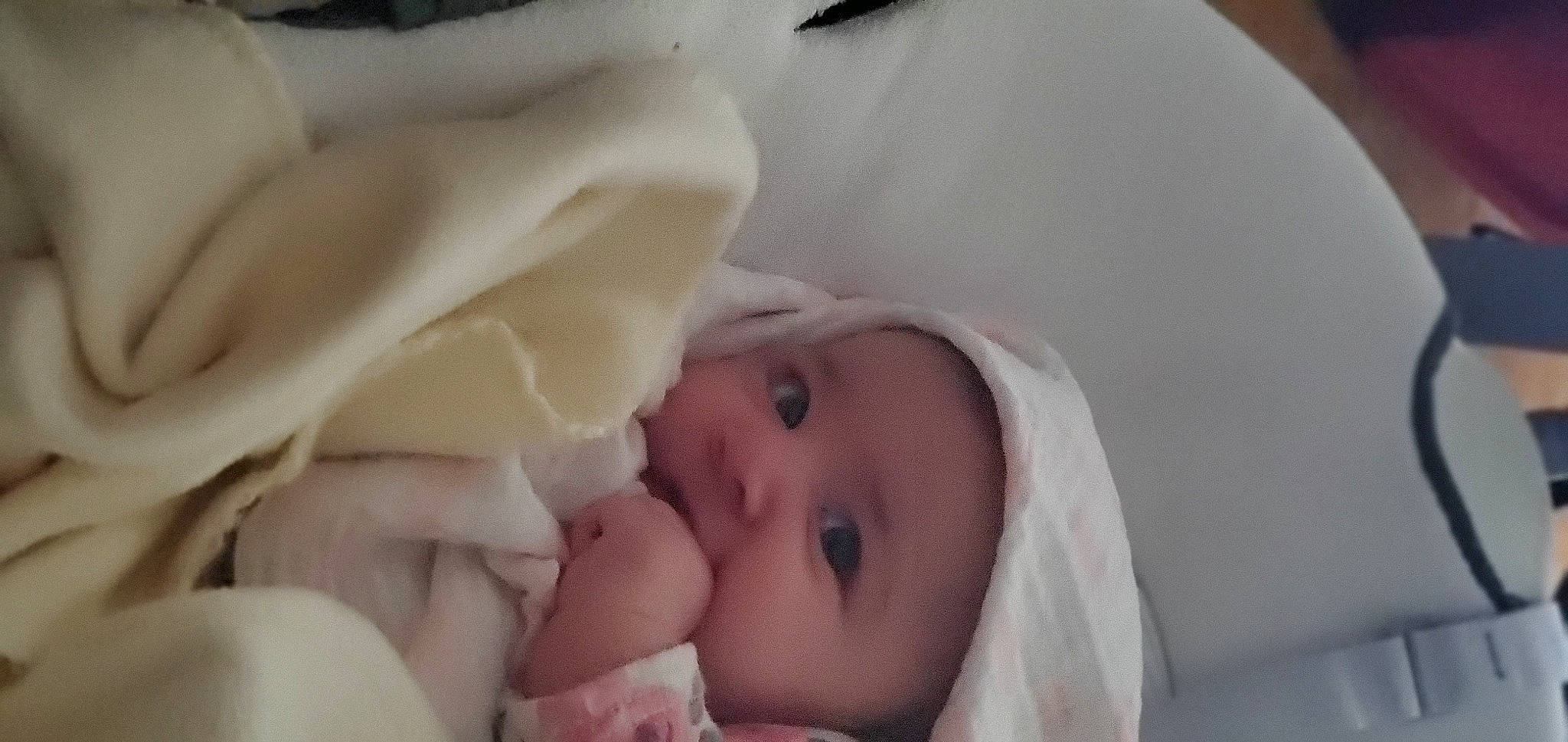 Laykyn joined the competition — help win amazing prizes! baby, baby_products, baby_toddler_clothing, cheek, chin, comfort, ear, eye, eyebrow, face, facial_expression, finger, headgear, iris, linens, lip, mouth, nose, person, skin