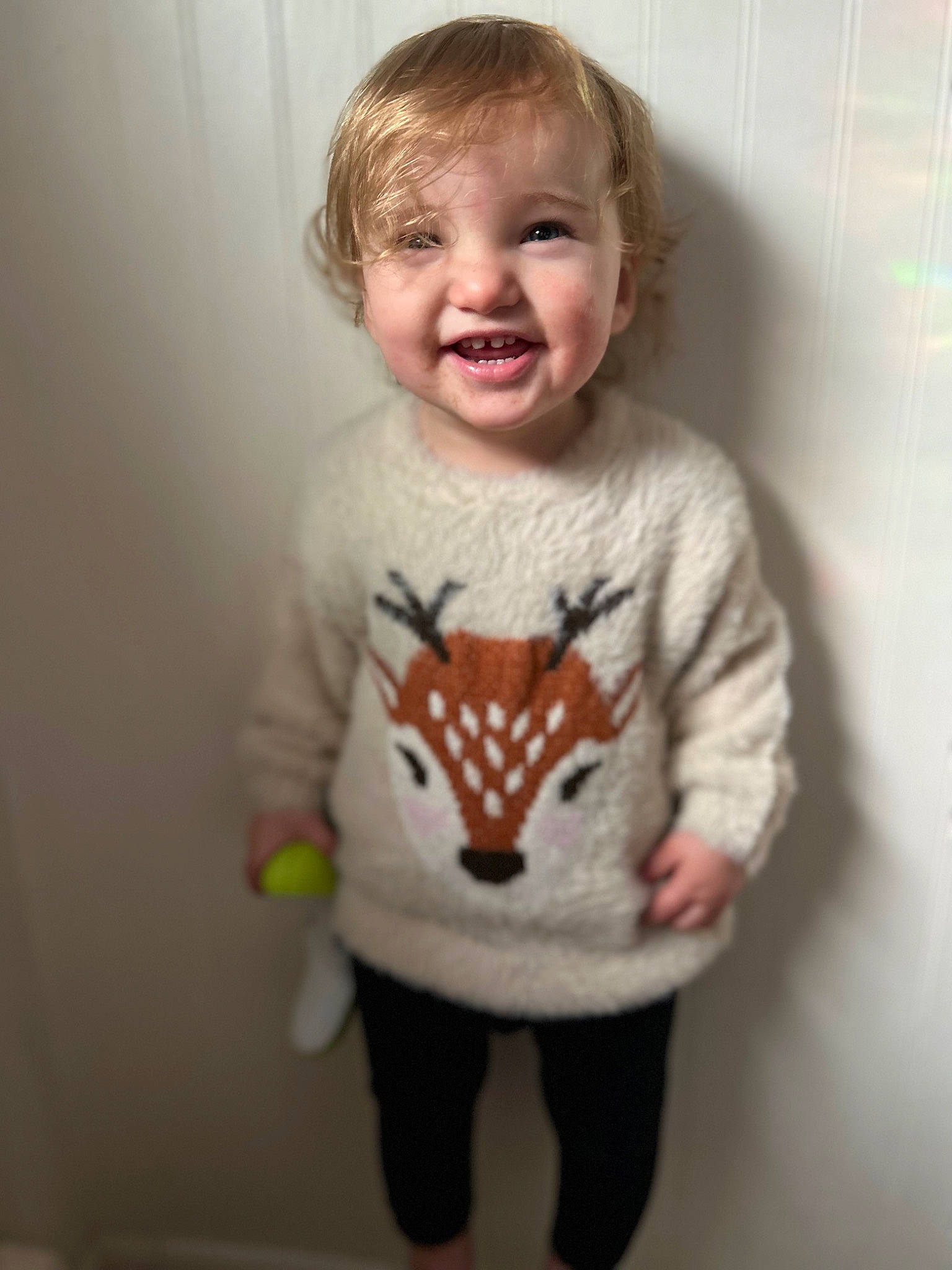 Ariel joined the competition — help win amazing prizes! arm, baby, baby_toddler_clothing, cheek, child, dress, eye, face, facial_expression, hair, hand, happy, head, human_body, joy, pattern, person, sleeve, smile, t_shirt