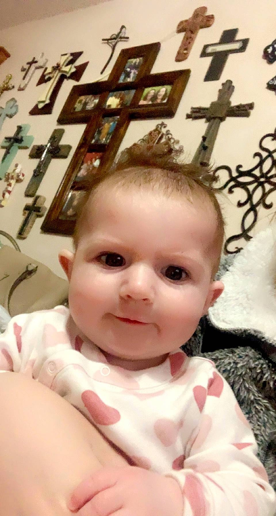 Everley joined the competition — help win amazing prizes! baby, baby_toddler_clothing, cheek, child, chin, eye, eyebrow, eyelash, forehead, fun, happy, head, iris, lip, mouth, nose, pattern, person, skin, sleeve