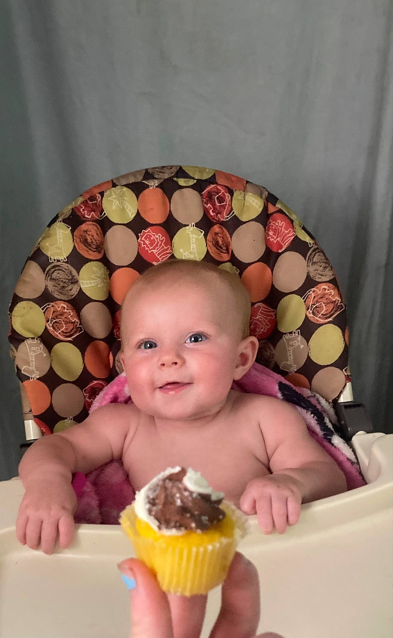 Aubree joined the competition — help win amazing prizes! baby, baby_toddler_clothing, baking, baking_cup, buttercream, cake, cake_decorating, chair, child, event, food, happy, icing, ingredient, joy, person, recipe, smile, sugar_paste, sweetness