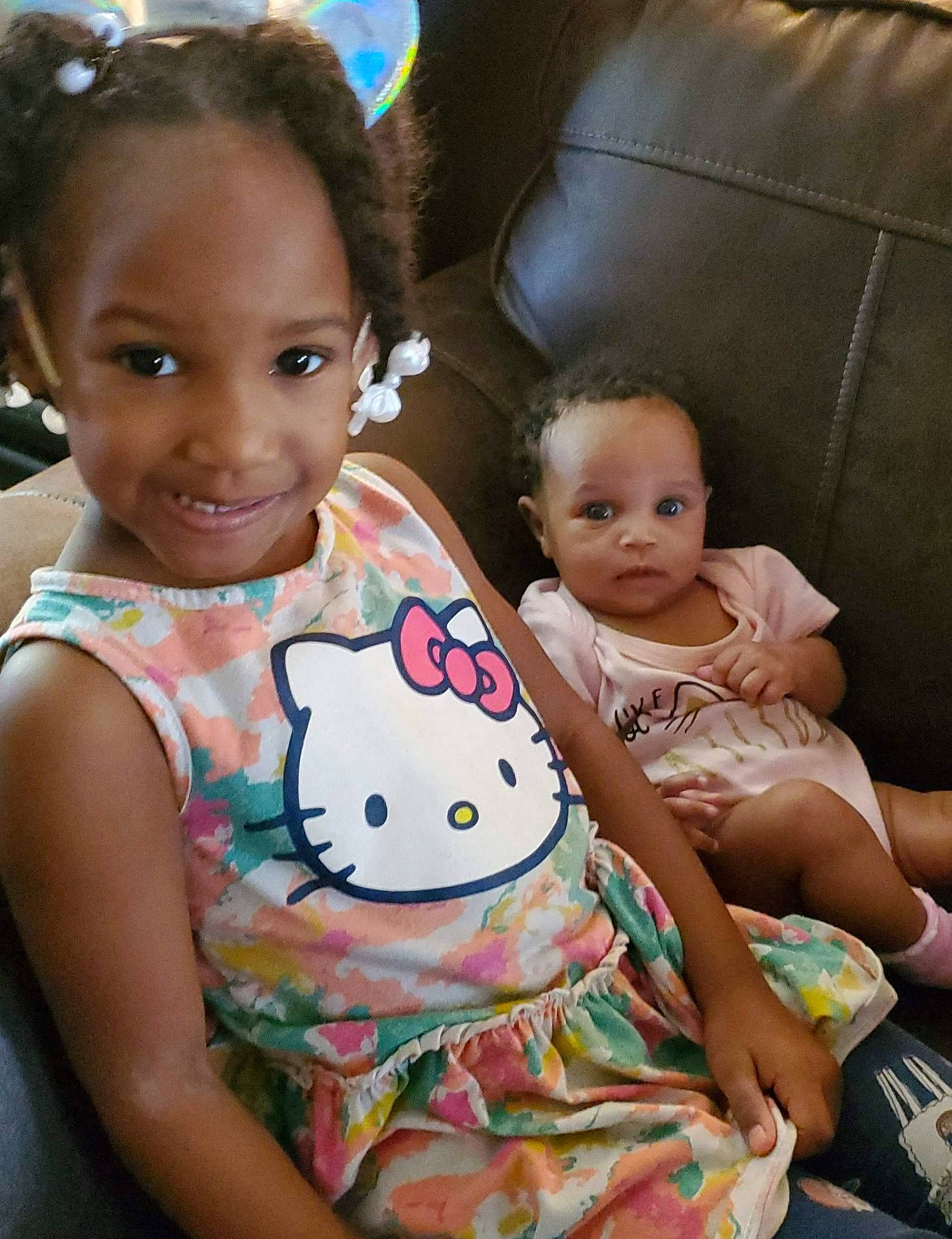 Kenna joined the competition — help win amazing prizes! baby, baby_toddler_clothing, beauty, cheek, child, dress, event, facial_expression, fun, hairstyle, happy, head, joy, people, person, pink, product, sitting, skin, sleeve