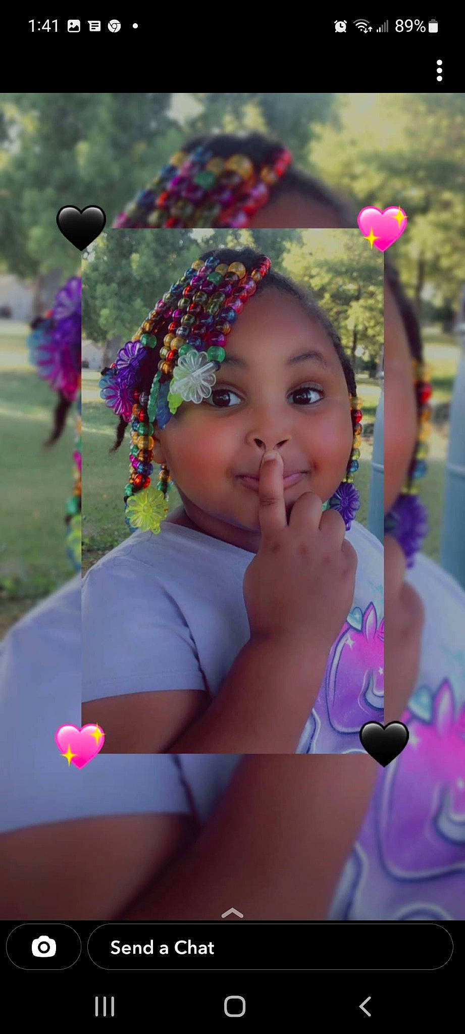 Nova joined the competition — help win amazing prizes! child, electric_blue, event, facial_expression, fashion_accessory, fun, grass, happy, headpiece, headwear, jewellery, joy, leisure, magenta, party_supply, person, pink, purple, recreation, smile
