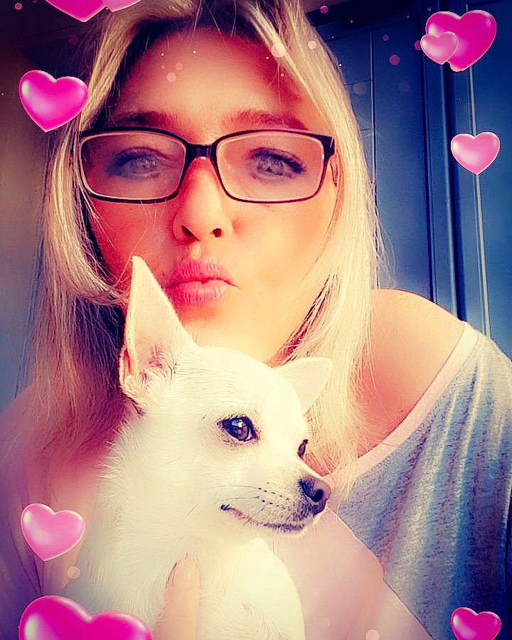 Choupette a rejoint le concours — aidez-le/la à gagner de superbes lots ! canidae, carnivore, companion_dog, cool, ear, eyewear, glasses, nose, pink, puppy_love, skin, vision_care, whiskers