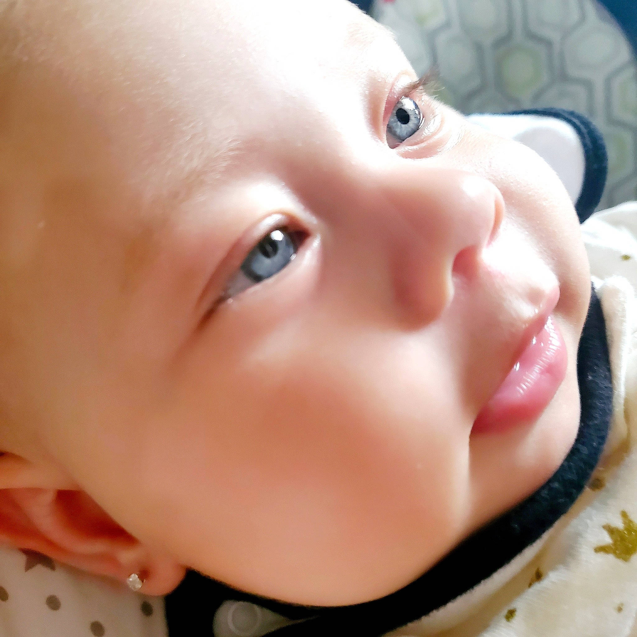 Bella joined the competition — help win amazing prizes! baby, cheek, chin, ear, eye, eyebrow, eyelash, facial_expression, forehead, happy, head, iris, jaw, lip, mouth, neck, nose, person, pink, skin