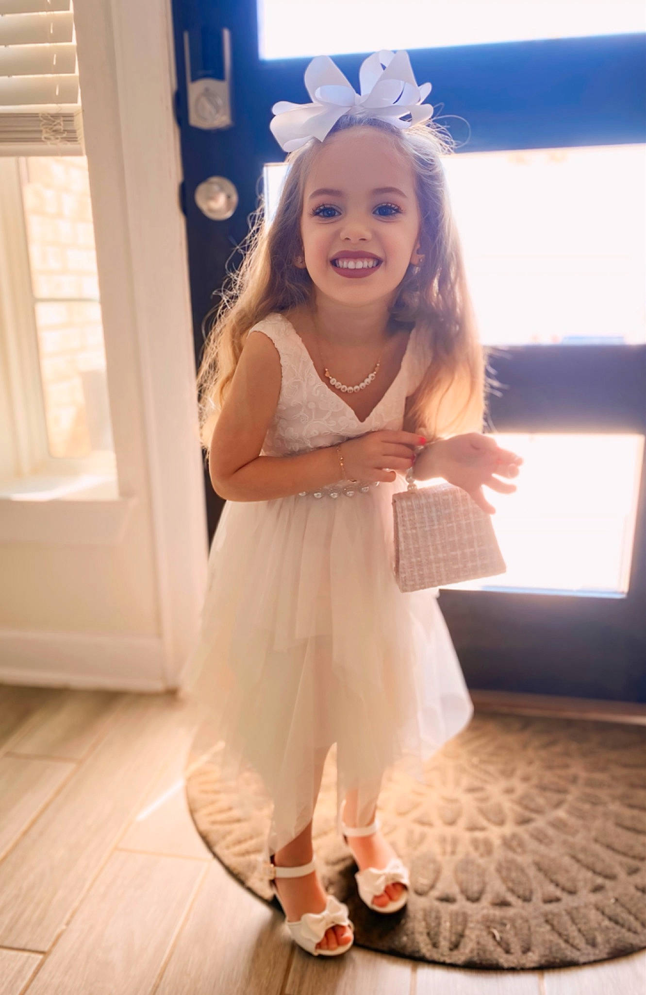 Izabella joined the competition — help win amazing prizes! brown_hair, event, fashion_design, fawn, flash_photography, floor, flooring, happy, human_leg, jewellery, joy, knee, leg, long_hair, person, skin, smile, thigh, toddler, trunk
