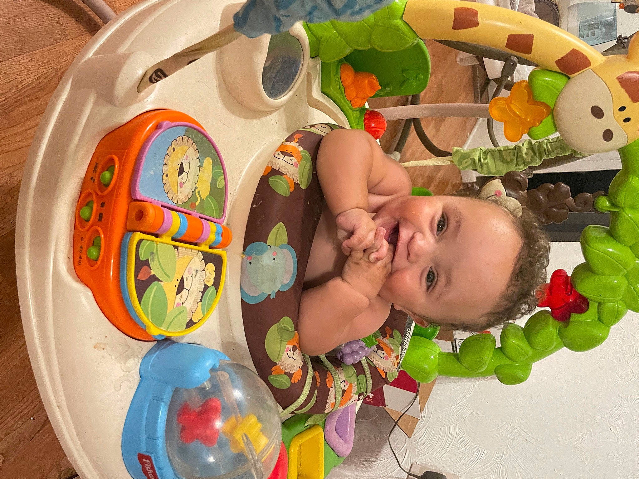 Kentrell is registered to the contest to win money with this photo: art, baby, baby_mobile, baby_playing_with_toys, baby_products, baby_toddler_clothing, baby_toys, cheek, child, facial_expression, fun, happy, leisure, mouth, person, play, product, room, toddler, toy
