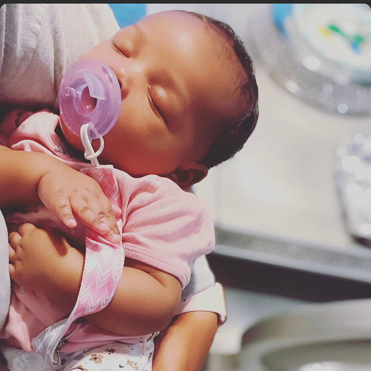 Amoura joined the competition — help win amazing prizes! baby, baby_products, baby_sleeping, baby_toddler_clothing, cheek, child, comfort, ear, eyelash, face, happy, mouth, nail, neck, nose, person, skin, sleeve, smile, thumb