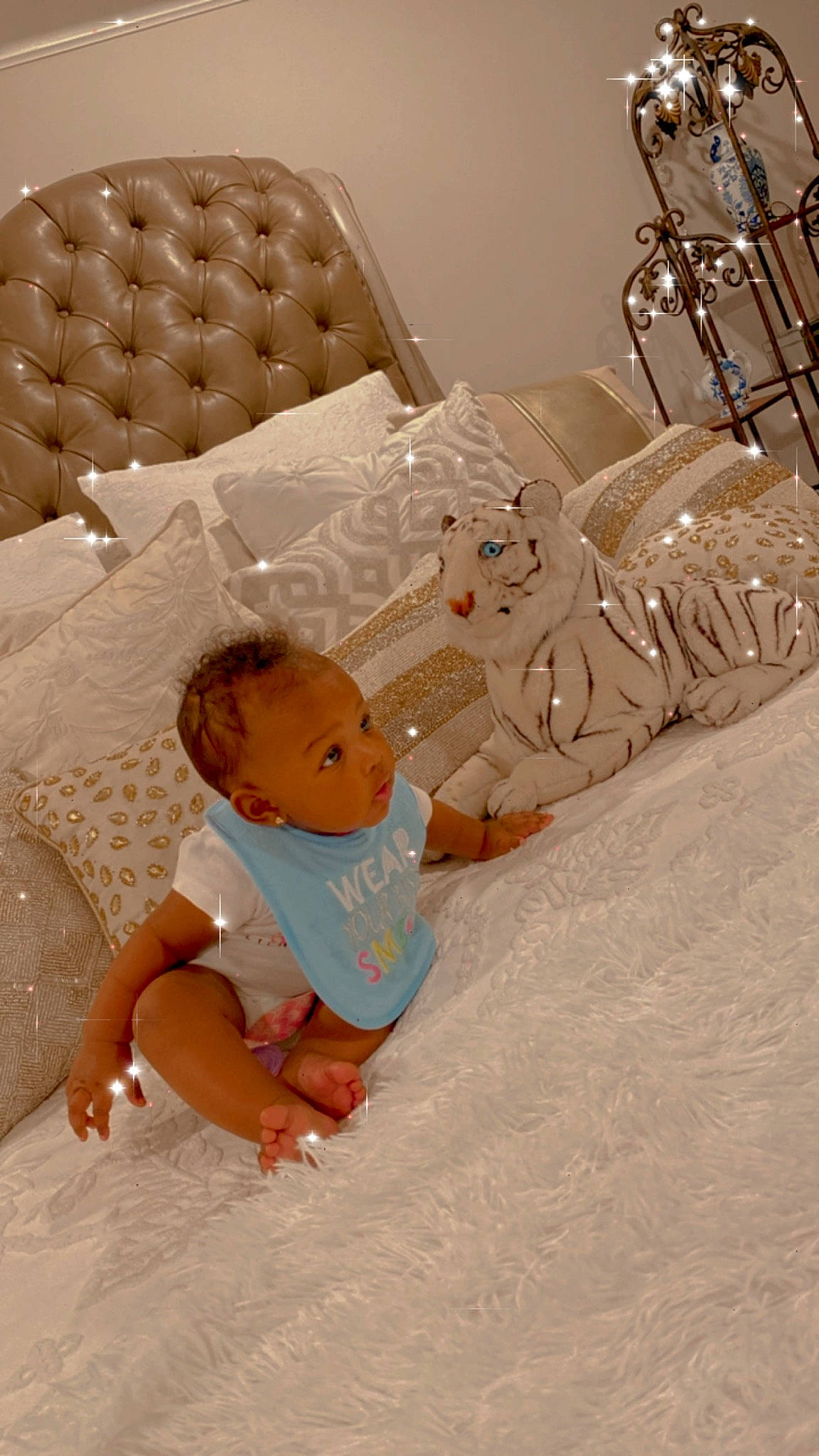 Amoura joined the competition — help win amazing prizes! baby, baby_products, baby_safety, baby_toddler_clothing, bed, bedding, child, comfort, flooring, human_body, infant_bed, jewellery, leisure, linens, mammal, person, product, room, textile, toddler