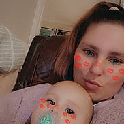 Skylah joined the competition — help win amazing prizes! baby, bed, blanket, bodypart, couch, cushion, doll, face, finger, furniture, hand, head, homedecor, mouth, newborn, person, photography, pillow, portrait, toy