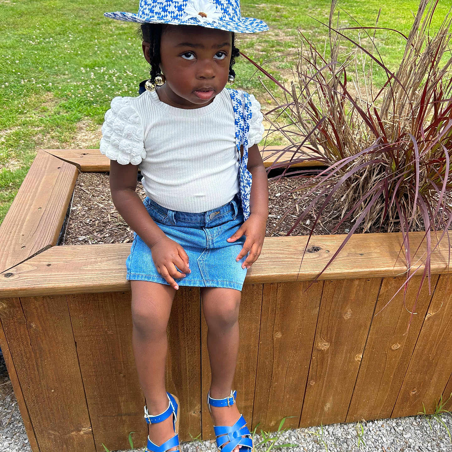Jream joined the competition — help win amazing prizes! child, clothing, face, footwear, grass, hat, head, jar, pants, person, photography, plant, planter, portrait, pottedplant, pottery, shoe, shorts, sunhat, vase