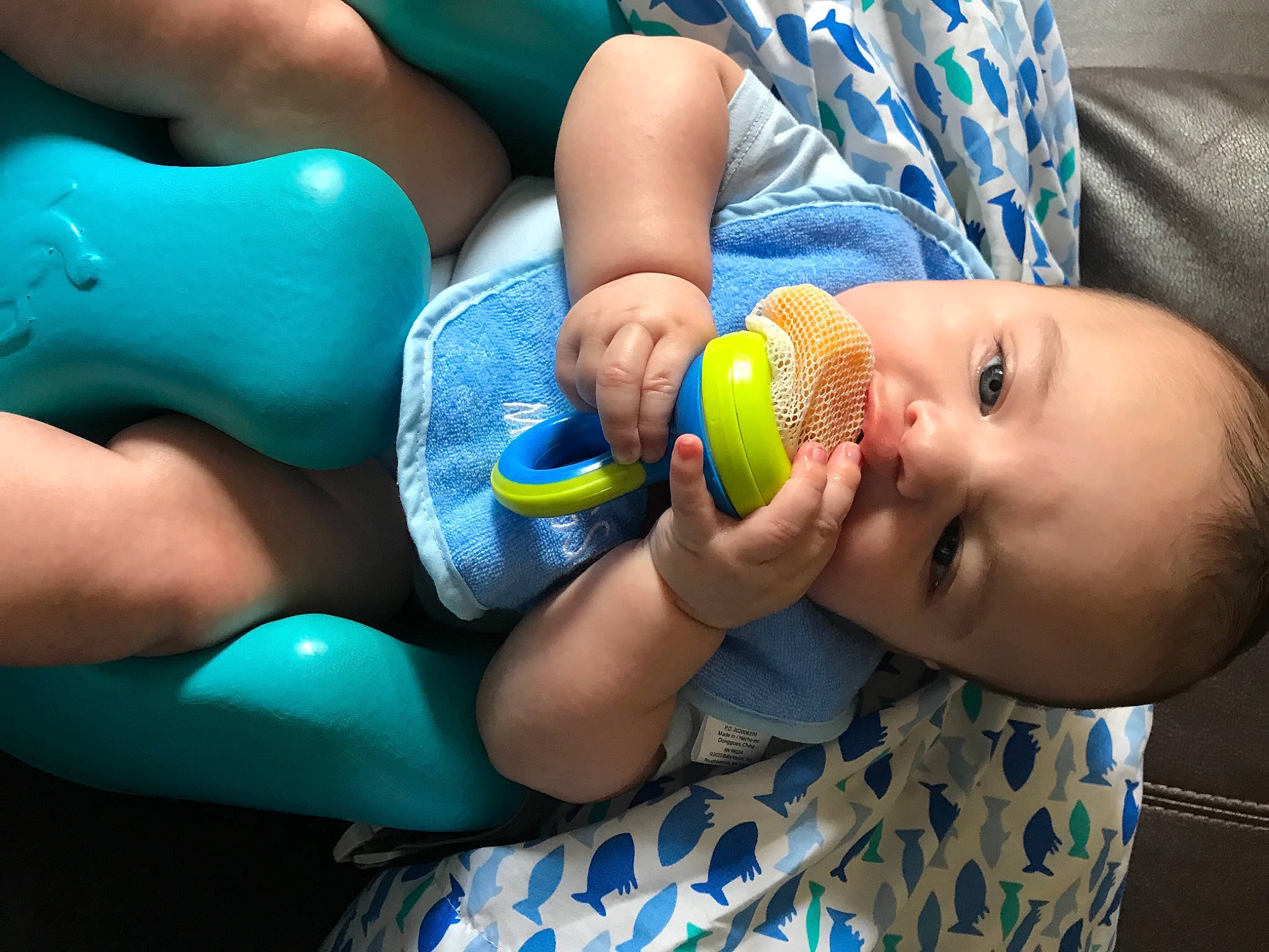 Reese joined the competition — help win amazing prizes! arm, baby, baby_toddler_clothing, blue, child, comfort, finger, fun, hand, happy, joint, knee, leg, leisure, nail, person, product, skin, thigh, toddler