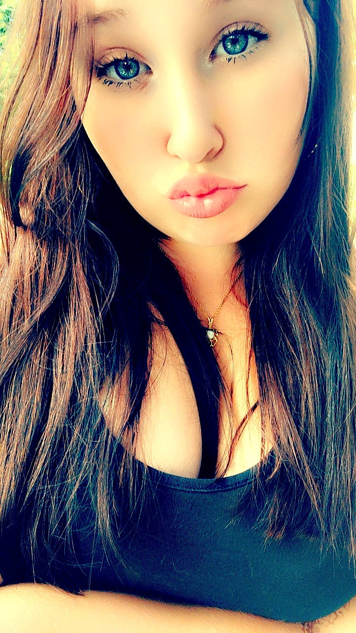 Annmarie joined the competition — help win amazing prizes! black_hair, blond, blue, electric_blue, eye_liner, eyebrow, eyelash, flash_photography, happy, jaw, layered_hair, lip, lipstick, long_hair, neck, nose, person, selfie, shoulder, skin