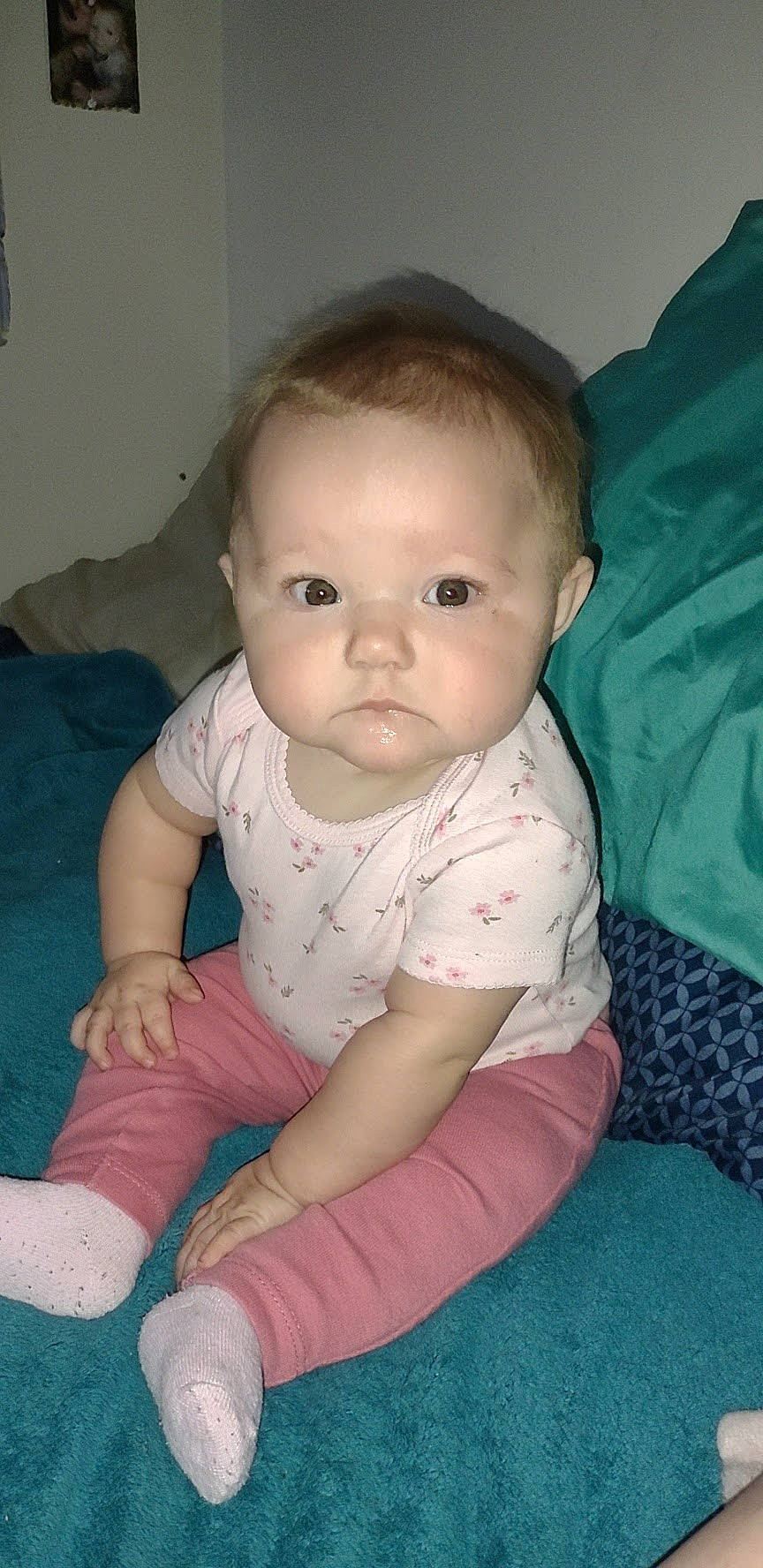 Abileene joined the competition — help win amazing prizes! baby, baby_toddler_clothing, cheek, chest, chin, comfort, eye, floor, flooring, hairstyle, human_body, iris, leg, lip, mouth, nose, person, skin, sleeve, stomach