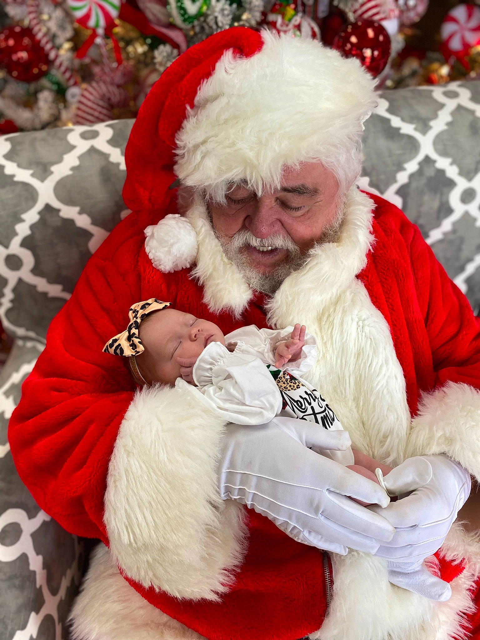 Bryleigh joined the competition — help win amazing prizes! beard, carmine, christmas, christmas_eve, costume_hat, event, facial_hair, fictional_character, fun, fur, happy, hat, headwear, holiday, human_body, lap, person, red, santa_claus, sitting