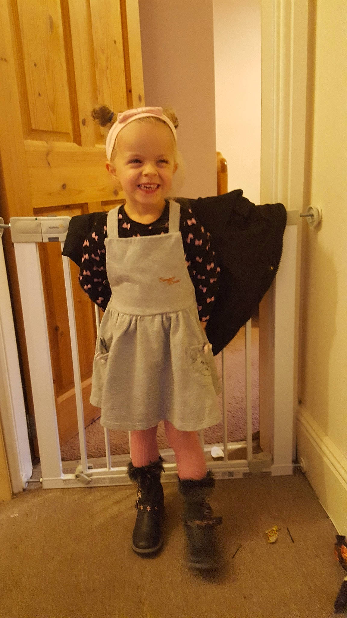 Brook is registered to the contest to win money with this photo: baby_toddler_clothing, child, clothing, costume, dress, joy, outerwear, person, ruffle, toddler