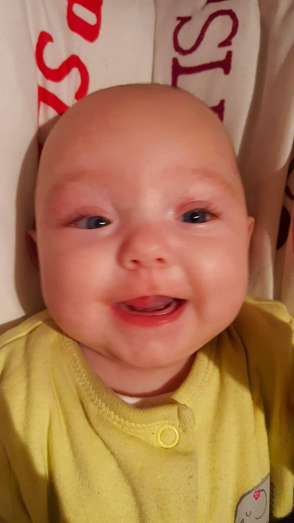 Shona joined the competition — help win amazing prizes! baby, baby_making_funny_faces, cheek, child, chin, close_up, eye, eyebrow, face, facial_expression, forehead, head, laugh, lip, mouth, nose, organ, person, skin, smile
