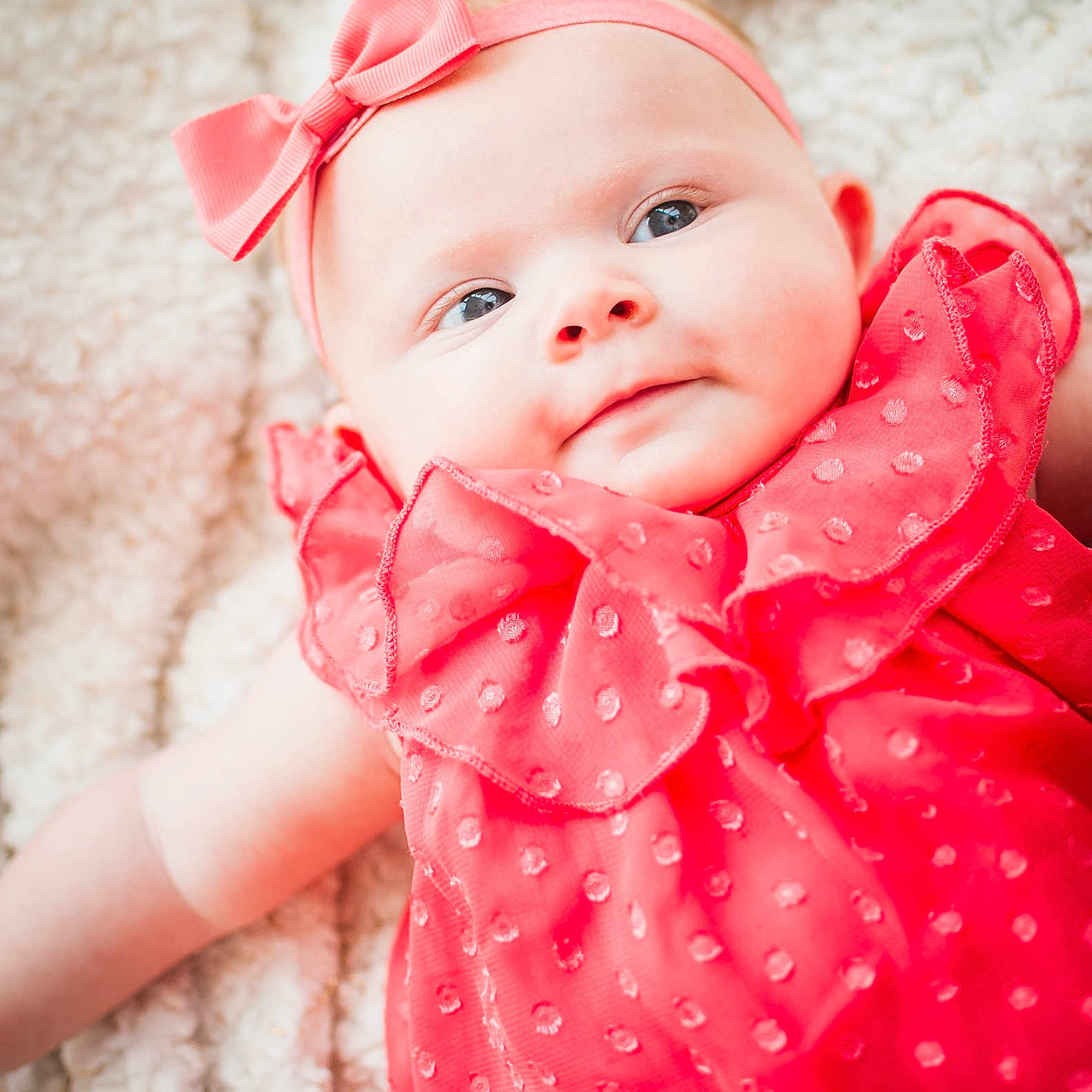 Delanie joined the competition — help win amazing prizes! baby, baby_toddler_clothing, beauty, cheek, child, child_model, dress, eye, face, hair_accessory, head, lip, outerwear, photograph, photography, pink, portrait_photography, red, skin, toddler