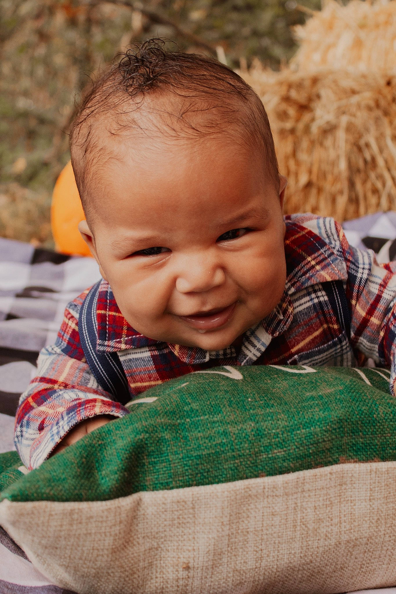 Jaxxon joined the competition — help win amazing prizes! adaptation, baby, baby_toddler_clothing, child, comfort, grass, happy, human_body, iris, leisure, mammal, mouth, nose, people_in_nature, person, skin, sleeve, smile, tartan, toddler