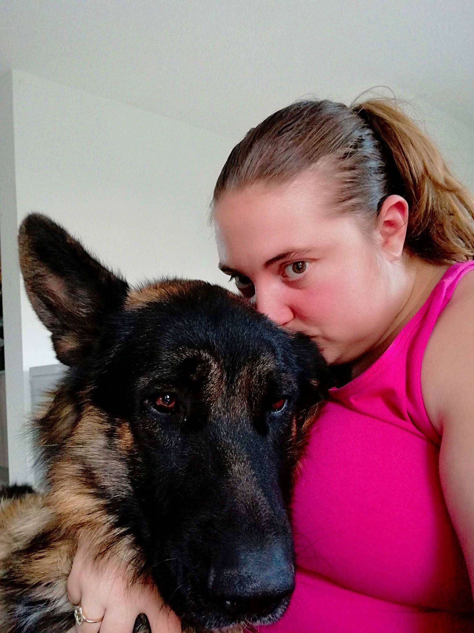 Mabrouck participe au concours pour gagner de l'argent avec cette photo : canidae, carnivore, companion_dog, dog, dog_breed, east_european_shepherd, fun, fur, german_shepherd_dog, guard_dog, happy, herding_dog, jaw, king_shepherd, old_german_shepherd_dog, sporting_group, swimwear, vest, working_dog