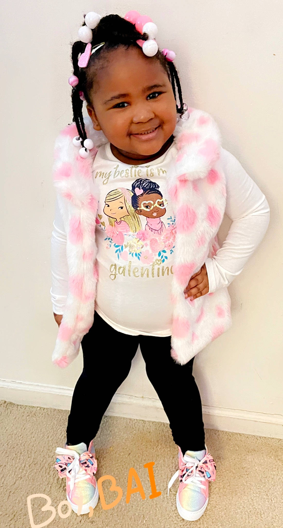 Dove joined the competition — help win amazing prizes! active_pants, arm, baby_toddler_clothing, cool, hair_tie, happy, headwear, human_body, joy, magenta, neck, outerwear, pattern, person, personal_protective_equipment, pink, sleeve, smile, t_shirt, textile