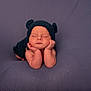 Xavi participe au concours pour gagner de l'argent avec cette photo : newborn, baby, sleeping, knitted_hat, bear_ears, purple_blanket, soft_texture, cute, resting, infant, peaceful, portrait, child, cozy, hands_under_chin, warm, adorable, studio_shot, isolated, toddler